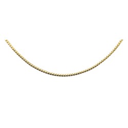 Lantisor argint placat cu aur galben 45cm model Etrusca DiAmanti ETRUS8L140_G-45cm-DIA (Argint 925‰ 2,4 g.)
